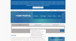 Desktop Screenshot of emf-portal.org